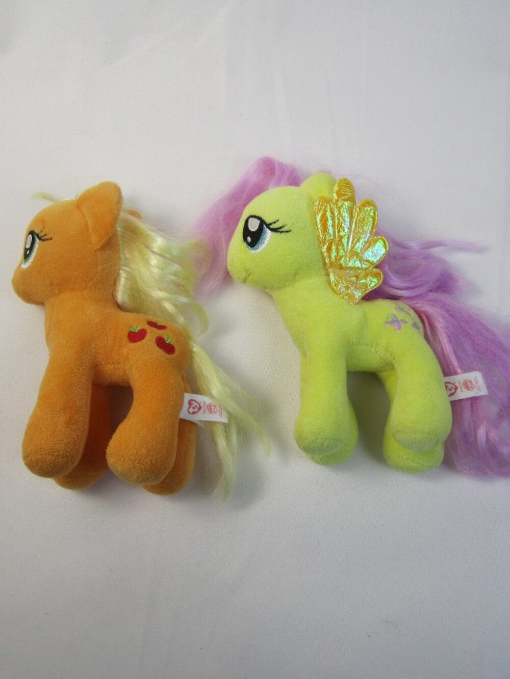 TY My Little Pony Small Plush Fluttershy & Applejack 2014 - Hasbro